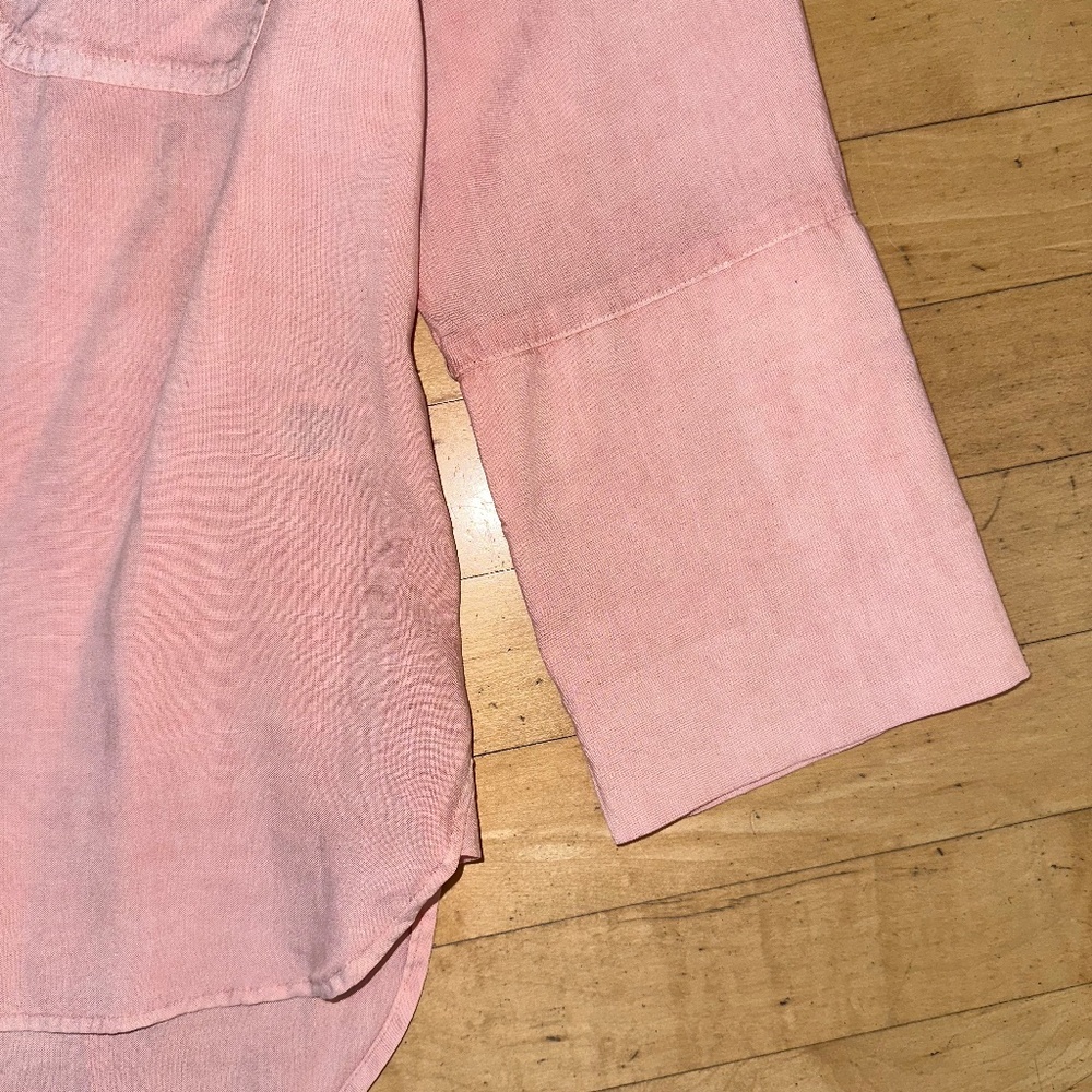 Cloth & Stone Peach wash shirt, XS, L1043 - Picture 3 of 5